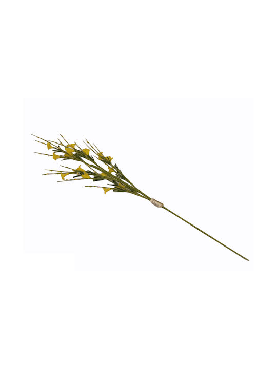 Artificial Decorative Branch Yellow 44cm 1pcs