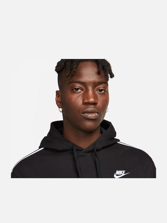 Club Fleece Σετ Φόρμας με Λάστιχο Μαύρο