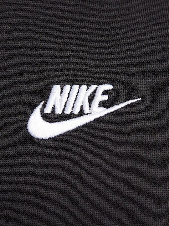 Club Fleece Σετ Φόρμας με Λάστιχο Μαύρο