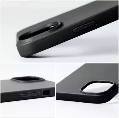 Μάτ Back Cover Σιλικόνης Μαύρο (Redmi Note 12 4G)