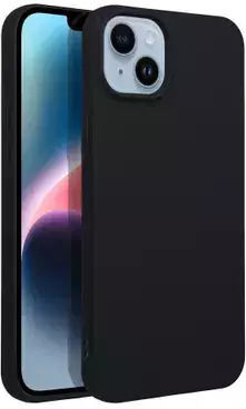 Μάτ Back Cover Σιλικόνης Μαύρο (Redmi Note 12 4G)