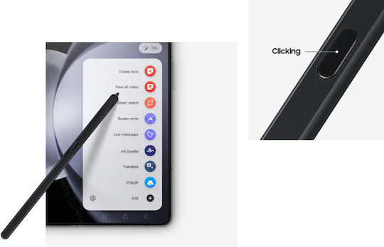 Samsung S Pen Fold Edition Stylus Digital for Galaxy Z Fold 5 in Black color EJ-PF946BBEGEU (Bulk)