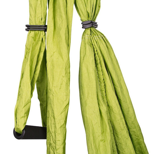 inSPORTline Aerial Yoga Hammock 2.80x1.5μ. with Handles Green