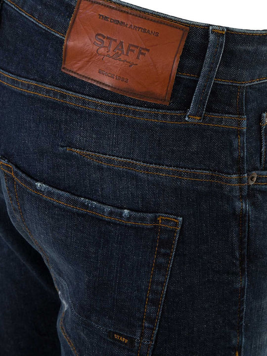 Simon Herren Jeanshosen Elastisches Slim Fit Blau