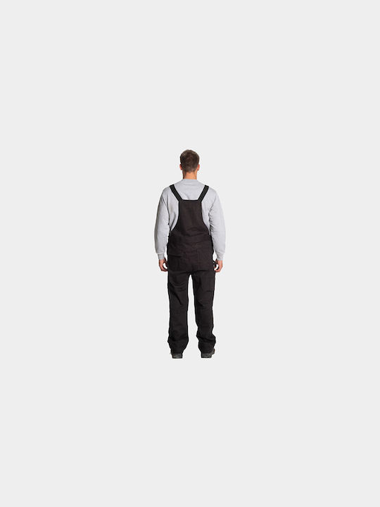 Herock Ovius Work Coveralls Dungarees Black