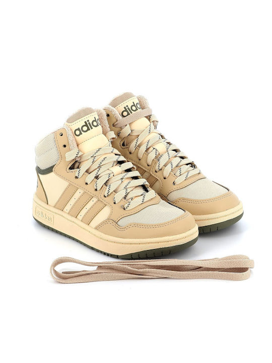 Hoops Mid 3.0 Παιδικά Sneakers High Μπεζ