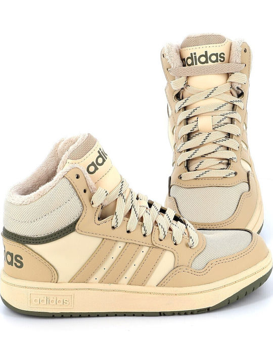 Hoops Mid 3.0 Παιδικά Sneakers High Μπεζ