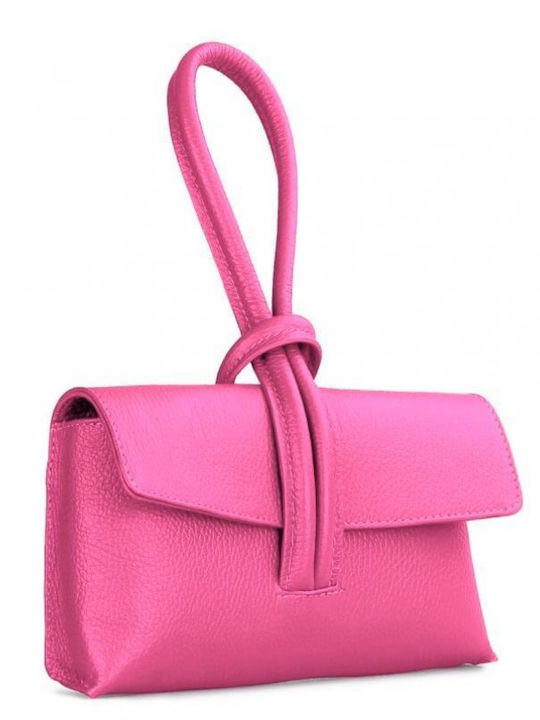 Step Shop Leather Women's Bag Hand Pink