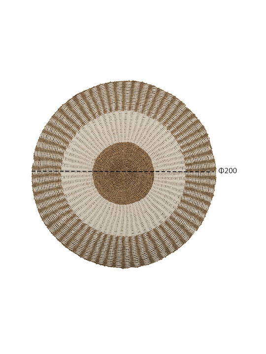 Freebox Rug Round Summer Brown