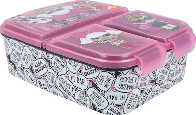 Stor Kids Lunch Plastic Box Pink L16xW13xH5.5cm