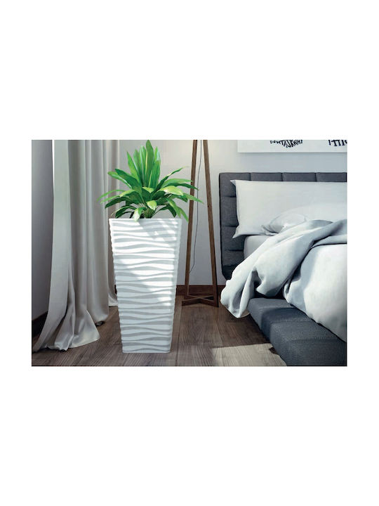 Form Plastic Sahara Dunes Pot Plastic Anthracite 39.5x39.5x44.5cm.