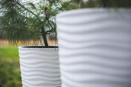 Form Plastic Sahara Dunes Slim Topf Kunststoff 29.5x29.5x56.5cm.