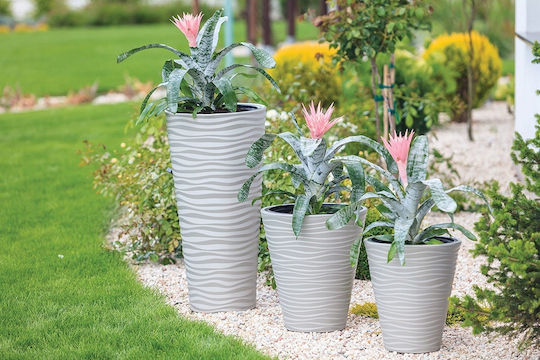 Form Plastic Sahara Dunes Slim Саксия Пластмаса Антрацит 29.5x29.5x56.5см.