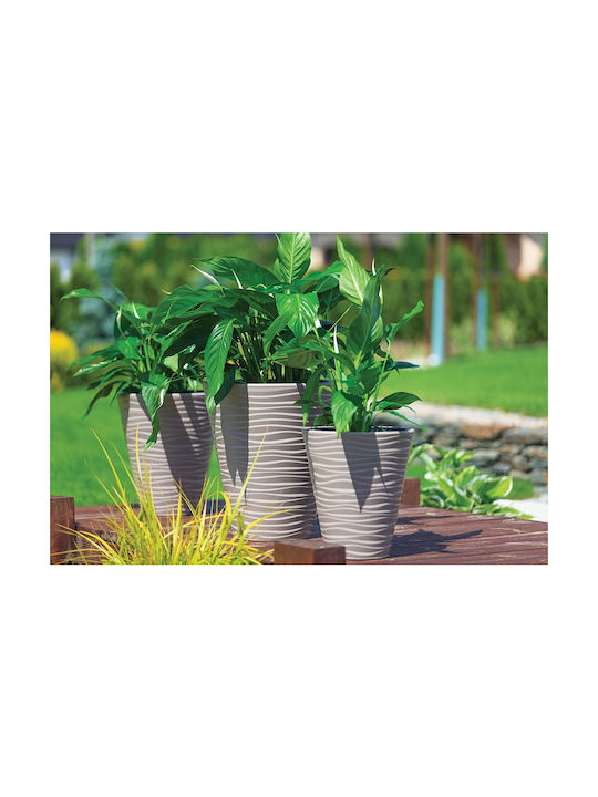 Form Plastic Sahara Dunes Pot Plastic Anthracite 34.5x34.5x39cm.