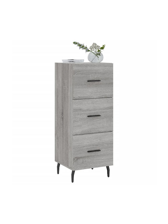 Office Storage Drawer Gray L34.5xW34xH90cm