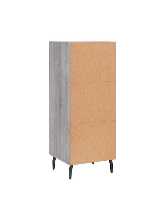 Office Storage Drawer Gray L34.5xW34xH90cm
