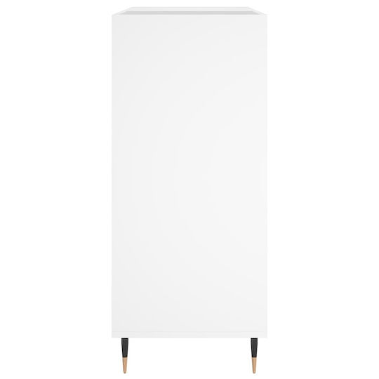 vidaXL Mobilier Hi-Fi Alb 38x84.5x89cm