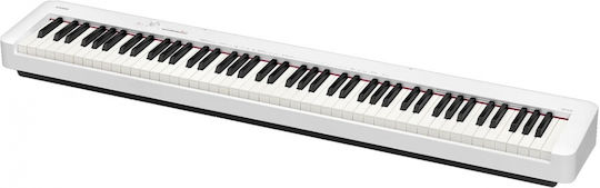 Casio Electric Stage Piano CDP-S110 with 88 Weighted Keys and Connection with Headphones and Computer White