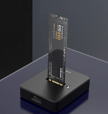 Gembird Dockingstation Festplatten PCIe/SATA M.2 (2230)" / M.2 (2242)" / M.2 (2260)" / M.2 (2280)" mit USB-C Verbindung (DD-U3M2)