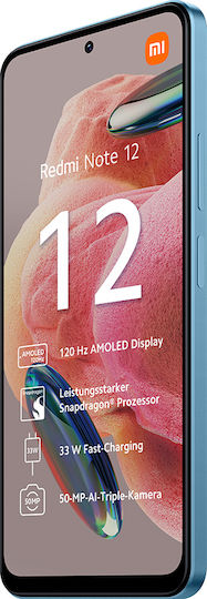 Xiaomi Redmi Note 12 4G Dual SIM (8/256GB) Ice Blue
