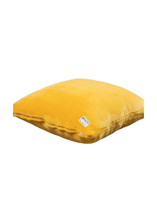 Madi Basis Sofa Cushion Yellow L45xH45cm