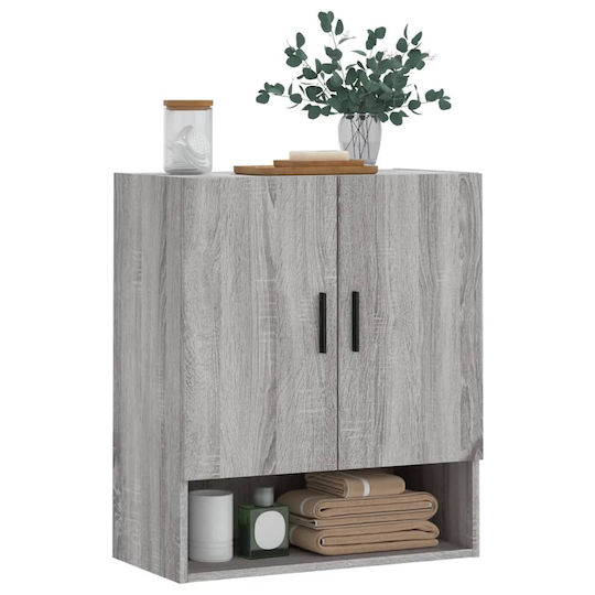vidaXL Badezimmerschrank B60xT31xH70cm Sonoma