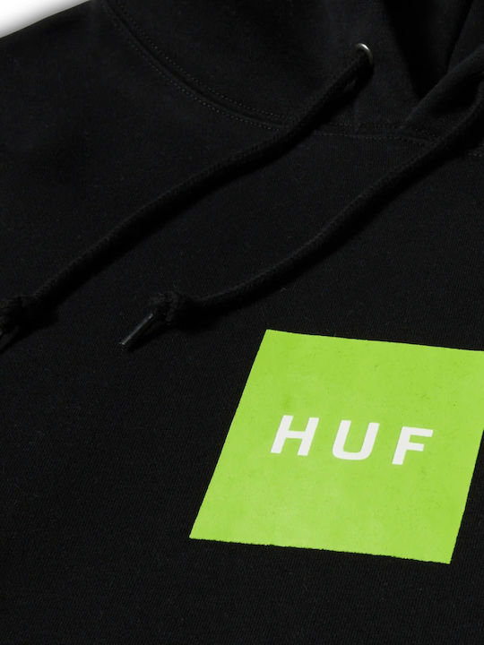 Sweatshirt mit Kapuze Schwarz