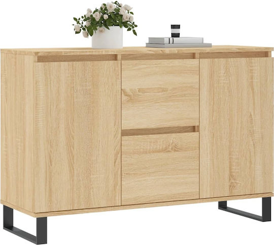 Sideboard made of Wood & Metal Sonoma Oak 104x35x70cm