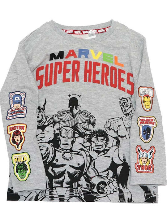 Kids' Shirt Long Sleeve Gray