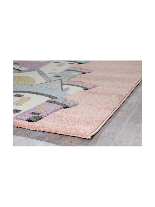 Tzikas Carpets 64046-55 Детско килимче Розов 133x190см