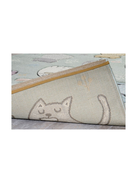 Tzikas Carpets 63908-40 Детско килимче GREEN-MINT 160x230см