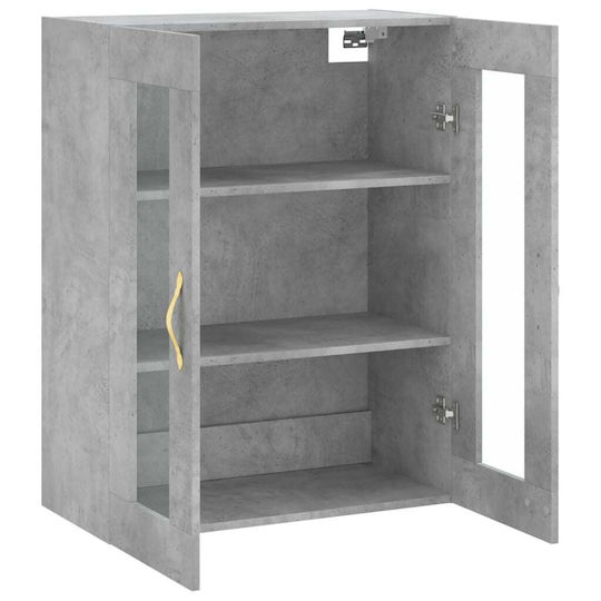 vidaXL Bathroom Cabinet L69.5xW34xH90cm Gray