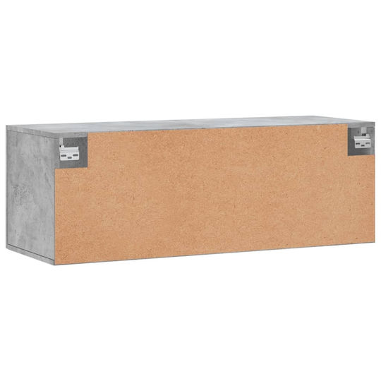 vidaXL Badezimmerschrank B100xT36.5xH35cm Gray