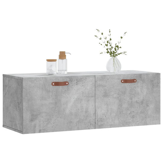 vidaXL Bathroom Cabinet L100xW36.5xH35cm Gray