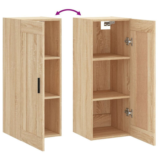 vidaXL Ντουλάπι Μπάνιου 34.5x34x90cm Sonoma