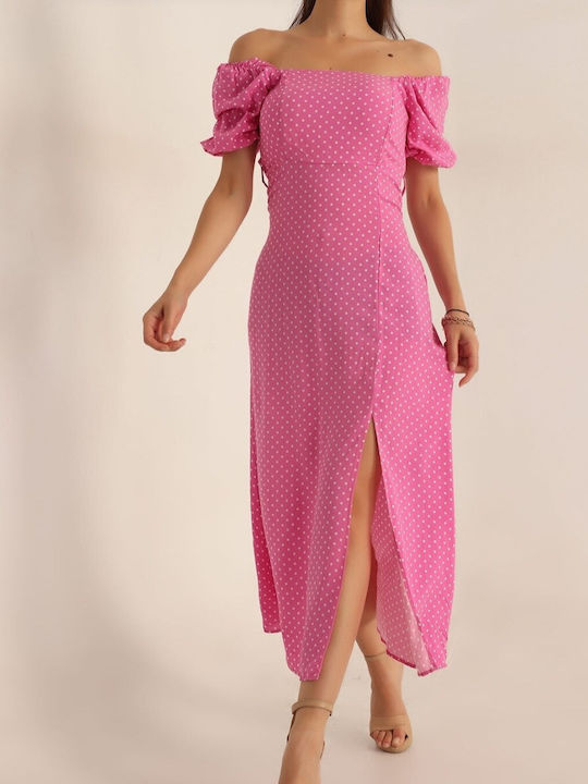 Concept Sommer Maxi Kleid Rosa