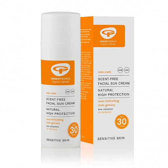 Green People Mineral Αντηλιακή Κρέμα Προσώπου SPF30 50ml