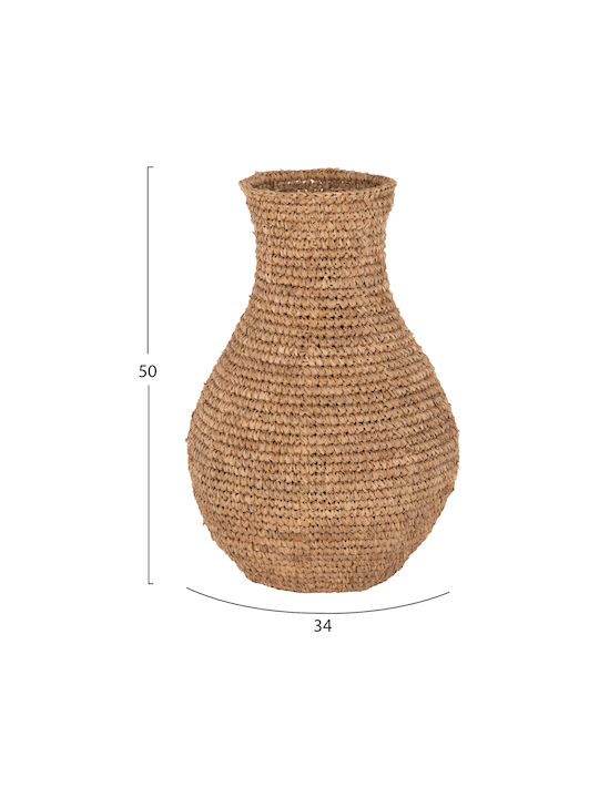 HomeMarkt Wicker Vase 34x34x50cm