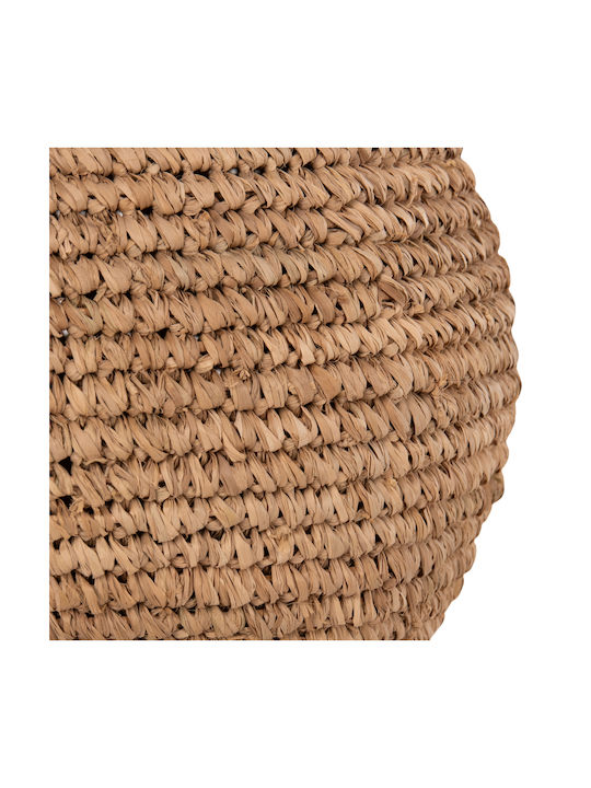HomeMarkt Dekorative Bodenvase Korbweide Braun F34xH50cm