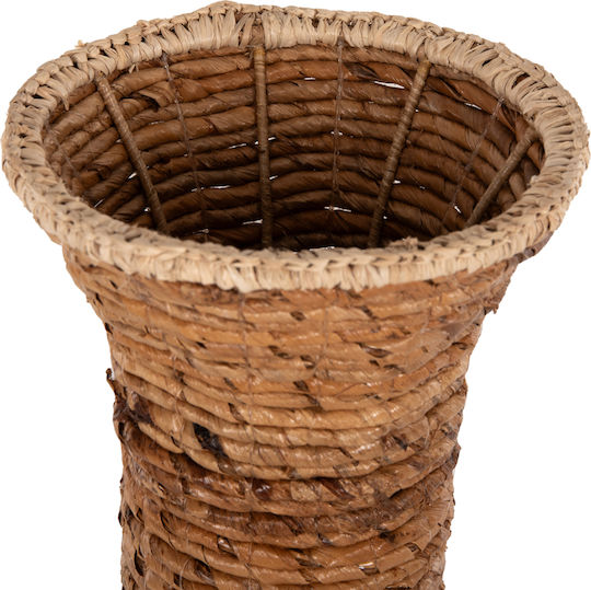 HomeMarkt Decorative Vase Brown 35x35x104cm