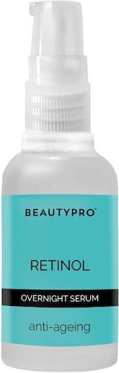 Beauty Pro 1% Overnight Serum Gesicht mit Retinol für Strahlkraft & Nahrung 30ml