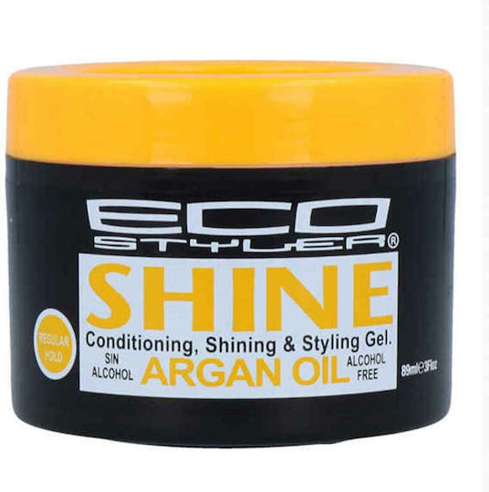 Eco Style Argan Oil Shine Гел за Коса 89мл