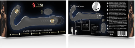 Ibiza Vibrator Δονητής με Απομακρυσμένο Έλεγχο Μαύρος