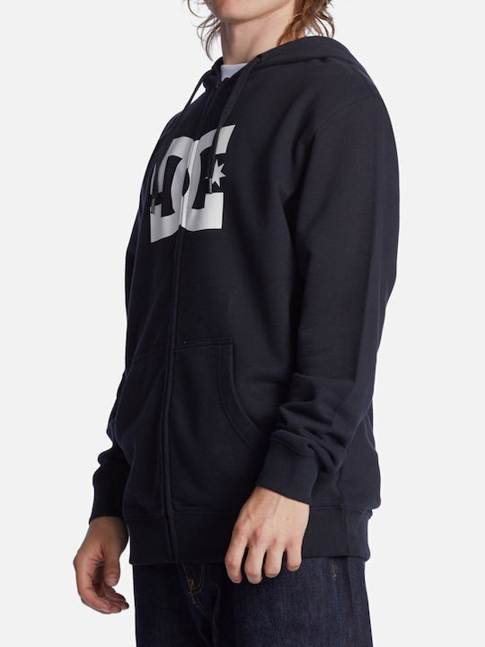 DC Star Men's Sweatshirt with Hood Black