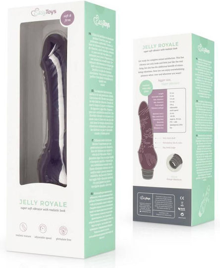 Easytoys Jelly Royale Ρεαλιστικός Δονητής Realistic Vibrator 21cm Purple
