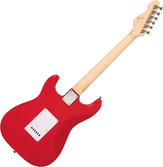 Encore Set Chitară Electrică Stratocaster Roșie cu Husă