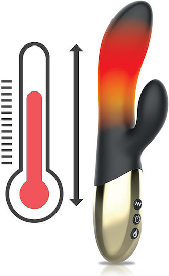 Ibiza Heating Δονητής Rabbit Μαύρος
