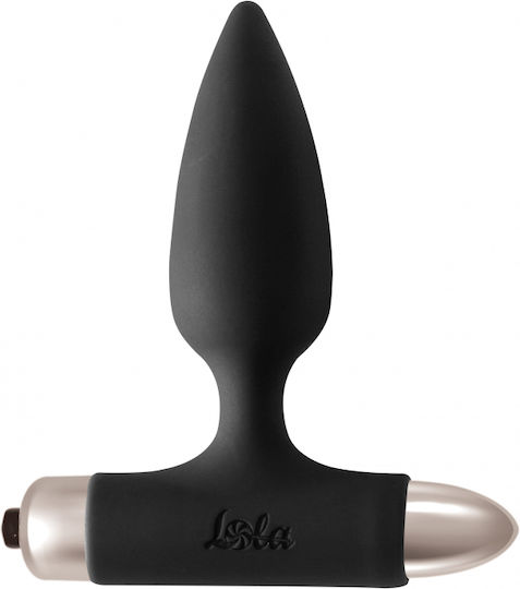 Lola Games Πρωκτική Σφήνα με Δόνηση Μαύρη 15cm
