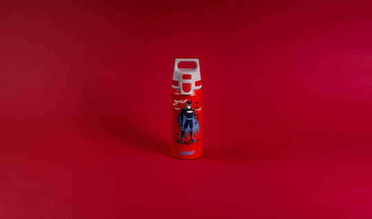 Sigg Παιδικό Παγούρι από Αλουμίνιο Batman Non Spill Κόκκινο 600ml