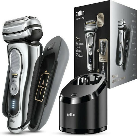 Braun Series 9 Pro 9476cc Foil Ξυριστική Μηχανή Προσώπου Επαναφορτιζόμενη